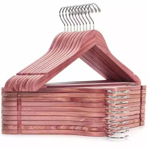 Amber Home American Red Cedar Hangers