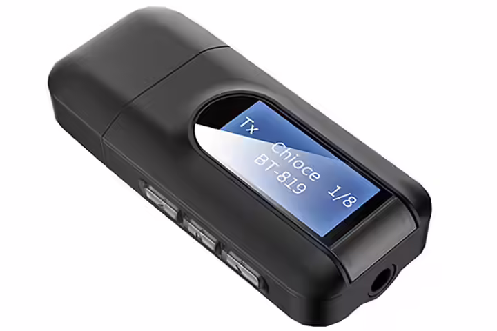 AmiciSmart LCD Display 5.0 Bluetooth Transmitter And Receiver