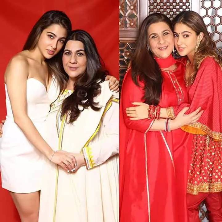 Amrita Singh and Sara Ali Khan