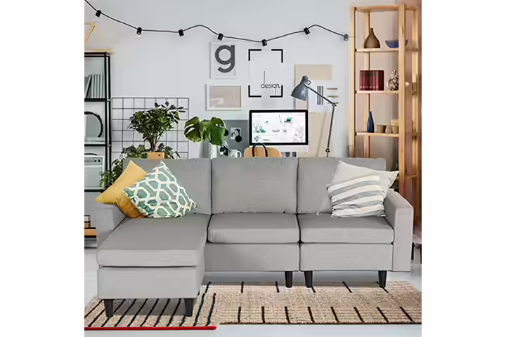 Aoxun Convertible Sectional Sofa Couch
