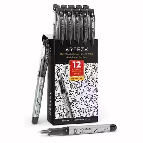Arteza Disposable Fountain Pens