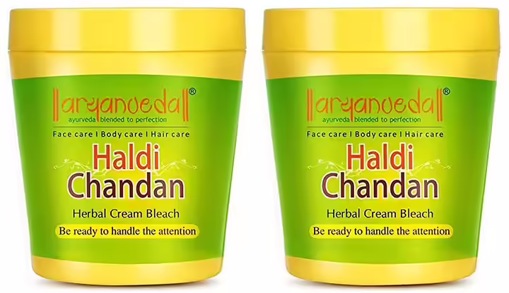 Aryanveda Herbals Haldi Chandan Bleach Cream