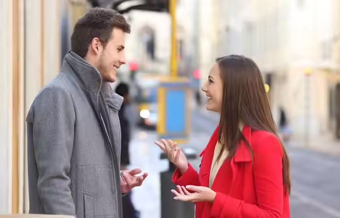 Ask about her family and friends while talking to a girl Ask about her family and friends while talking to a girl