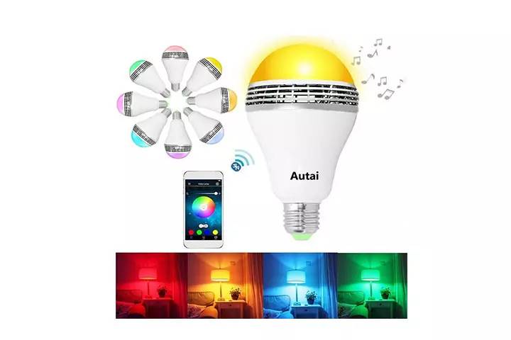 Autai LED Light Bulb With Smart Bluetooth Speaker