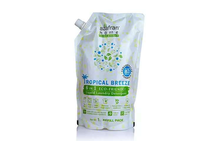 Azafran Tropical Breeze 6 in 1 Eco-friendly Liquid Laundry Detergent