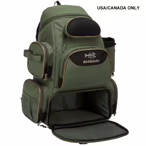 BASSDASH Fishing Tackle Backpack