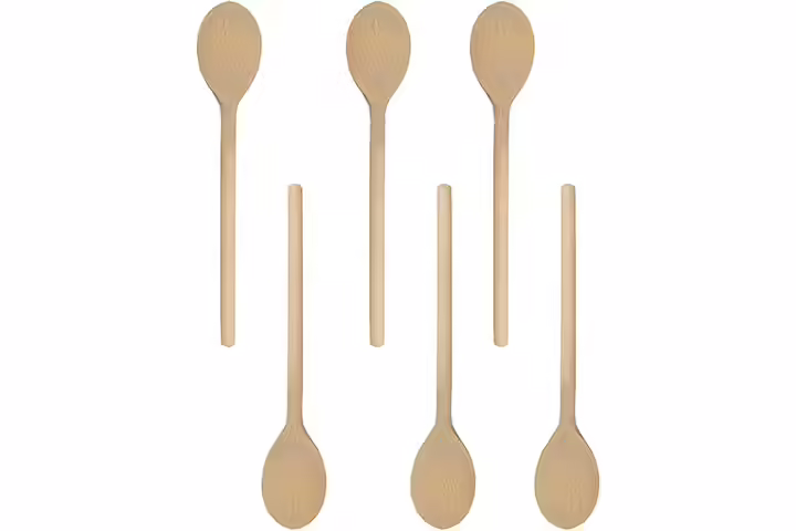 BICB Long Handle Wooden Mixing Spoons