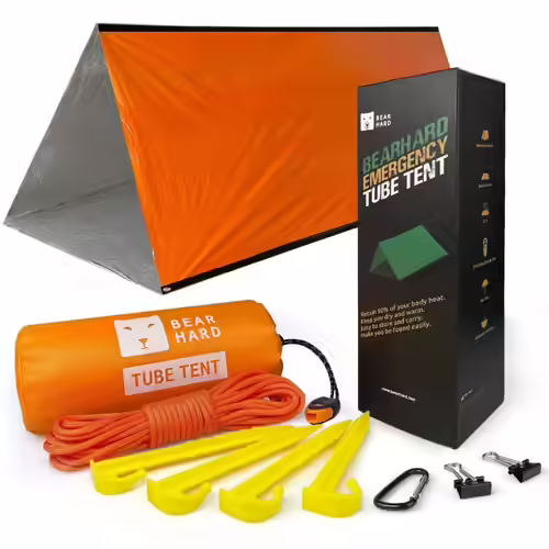 Bearhard Emergency Bivy Sack & Tube Tent