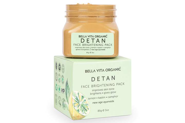 BELLA VITA ORGANIC Detan Face Brightening Pack