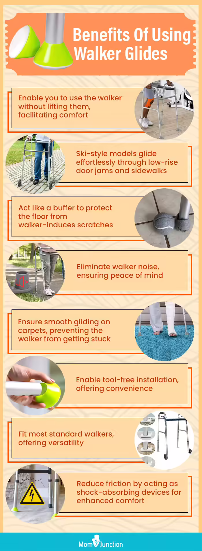 Benefits Of Using Walker Glides (infographic)