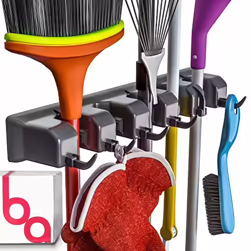 Berry Ave Broom Holder & Wall Mount