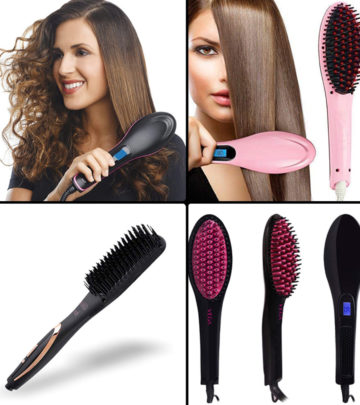 15 Best Hair Straightening Brushes In India In 2024