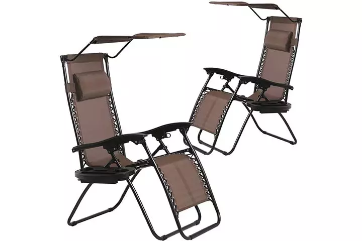 BestMassage Zero Gravity Patio Chair