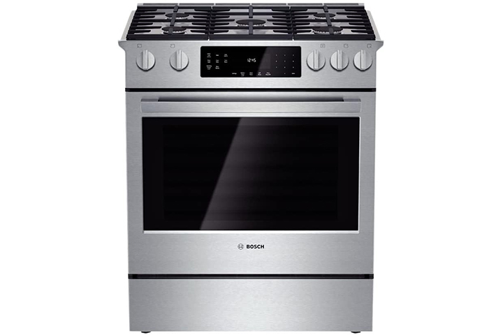 Bosch HGI8054UC 800 30 Stainless Steel Gas Slide-In Sealed Burner Range