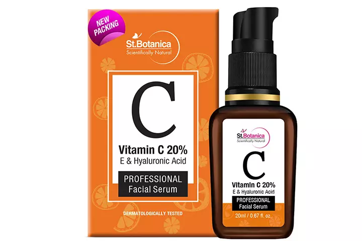 Botanica Vitamin C 20, E Hyaluronic Acid Professional Facial Serum