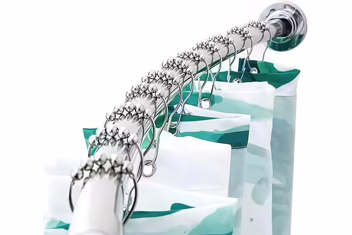 Briofox Adjustable Curved Shower Curtain Rod 