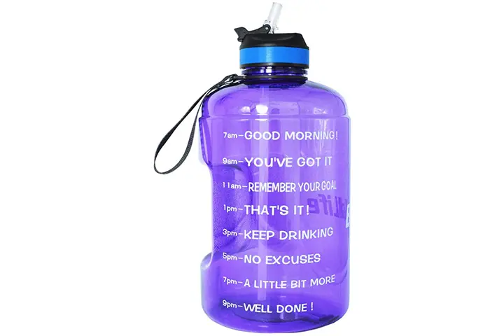 BuildLife Gallon Motivational Water Bottle