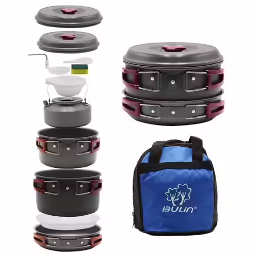 Bulin Camping Cookware Mess Kit