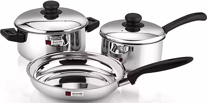 Butterfly Stainless Steel Cookware