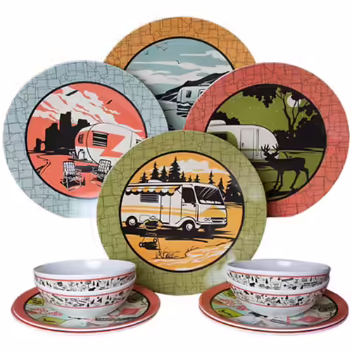 Camp Casual (CC-001) 12-Piece Dish Set