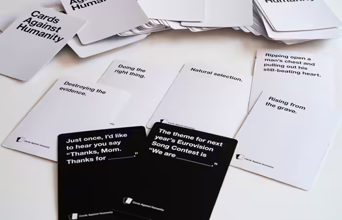 Cards Against Humanity as a quirky party game for couples