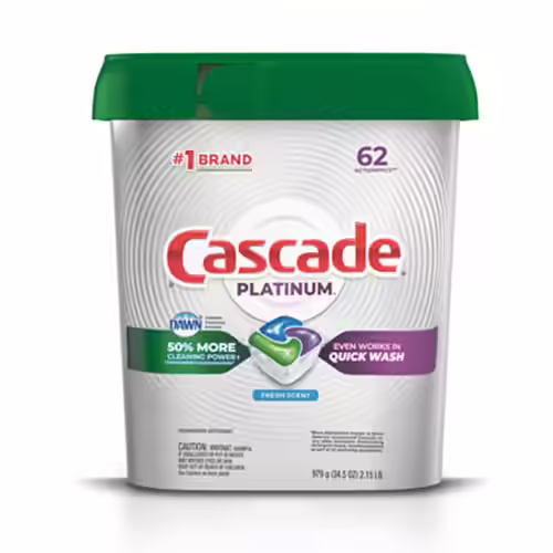 Cascade Platinum Plus Dishwasher Pods