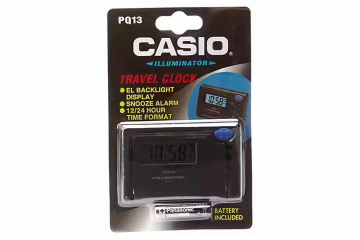 Casio Illuminator Travel Alarm Clock