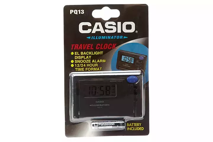 Casio Illuminator Travel Alarm Clock