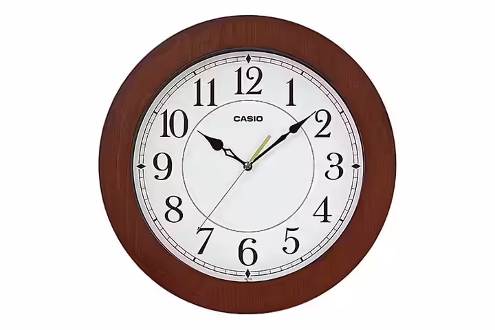 Casio Round Resin Wall Clock