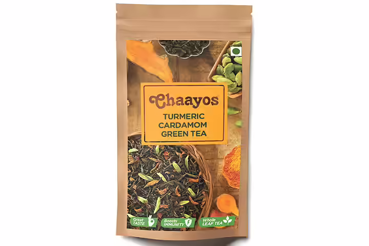 Chaayos Turmeric Cardamom Green Tea