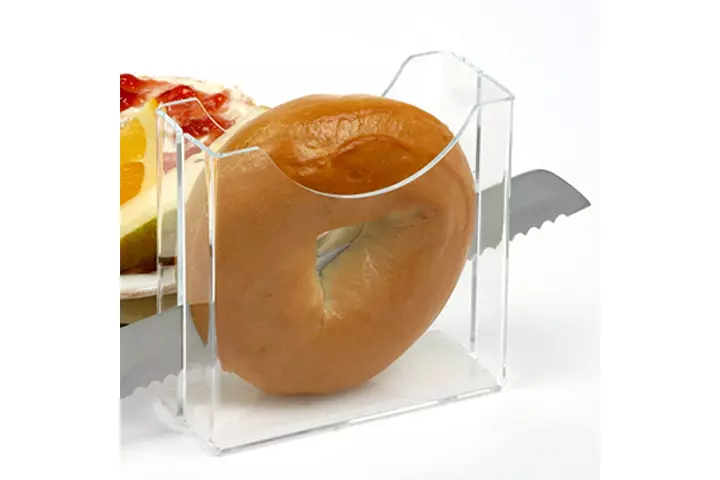 Clear Design Bagel SlicerHolder By LilGift