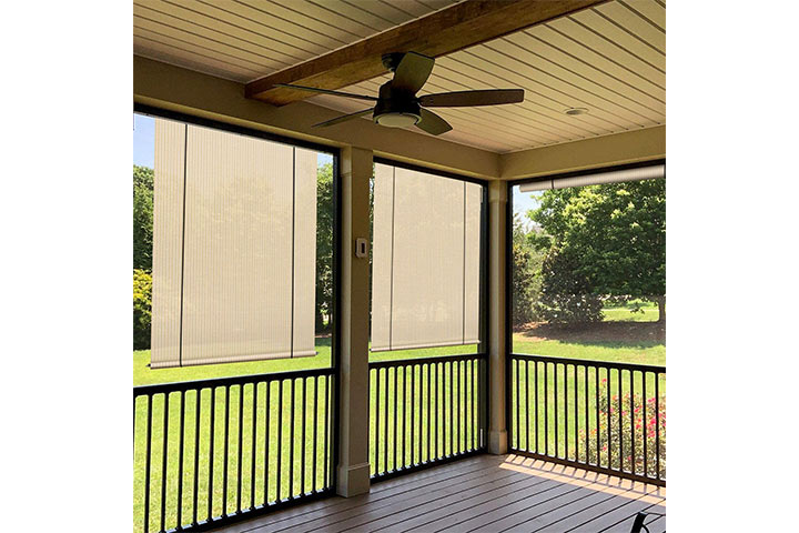 Coarbor Outdoor Rollup Shades Blinds