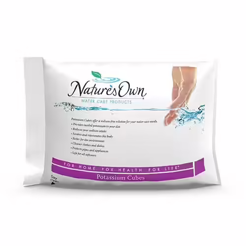 Compass Minerals Nature's Own Water Softener Potassium Solution Cubes