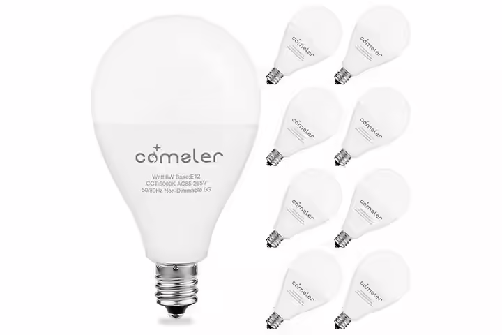 Comzler A15 Ceiling Fan Light Bulb