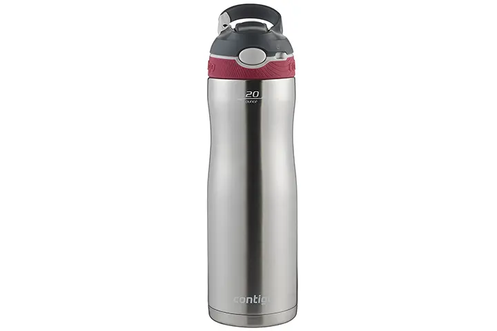 Contigo AUTOSPOUT Straw Ashland Chill Stainless Steel Water Bottle