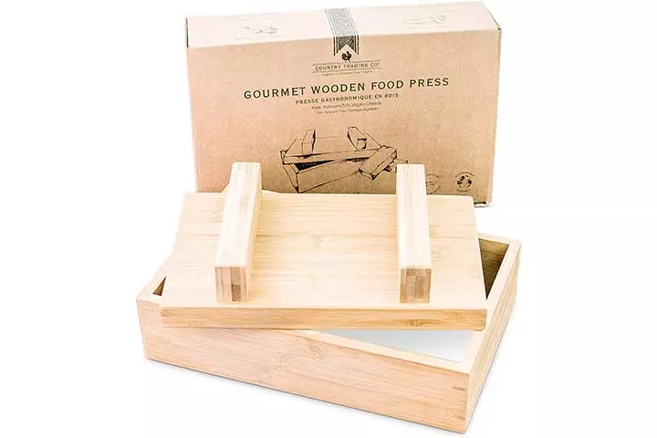 Country Trading Co. Gourmet Wooden Tofu Press