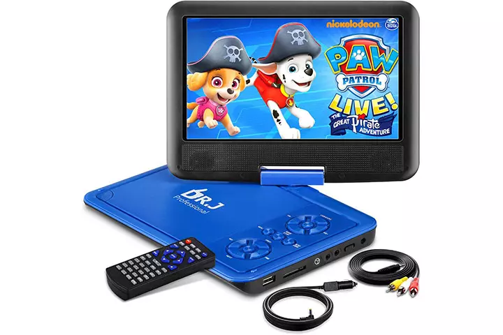 DR. J 11.5 Portable DVD Player 