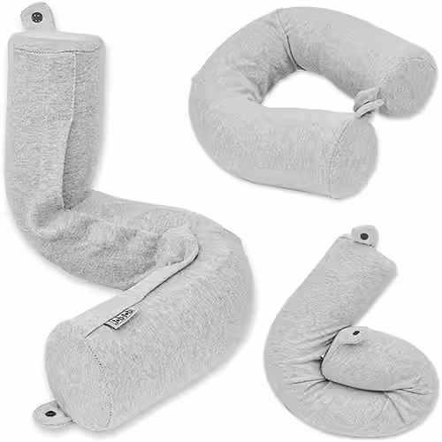 Dot&Dot Twist Memory Foam Roll Pillow