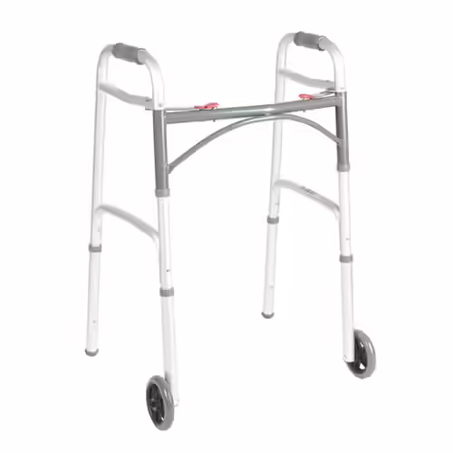 Best Grip:Drive Medical 10210-1 Deluxe Two Button Folding Walker