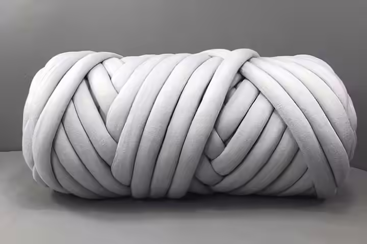 EASTSURE Chunky Braid Cotton Yarn