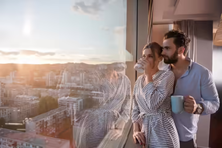 Enjoy a sunset together