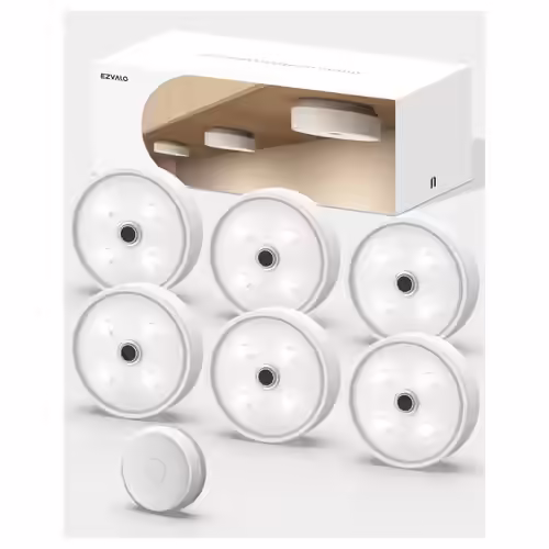 Ezvalo Puck Lights With Remote Control