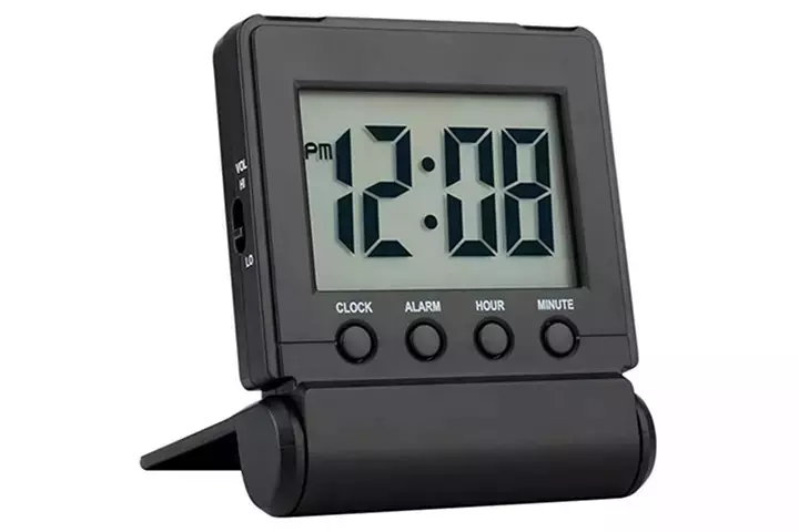 FAMICOZY Compact Digital Travel Alarm Clock