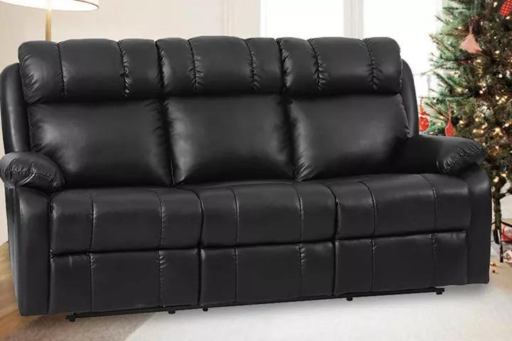 FDW Recliner Leather Sofa