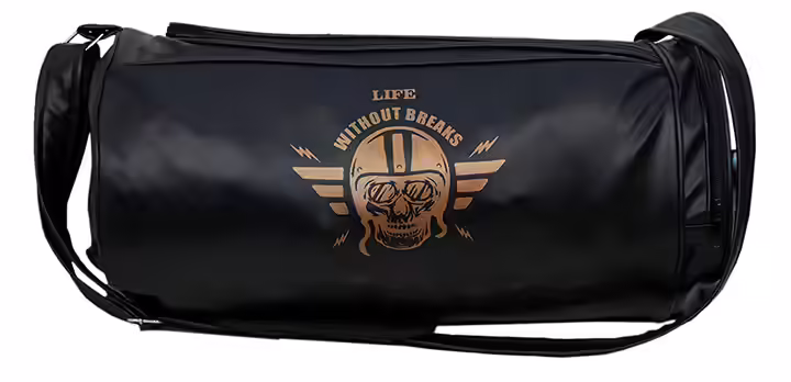 Fashion7 Stylish Printed Leather Gym Bag