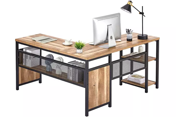 Fatorri L-Shaped Computer Desk