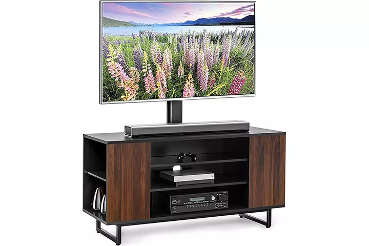 Fitueyes Wood TV Stand