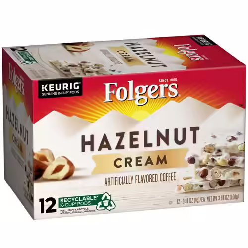 Folgers Hazelnut Cream Flavored Coffee