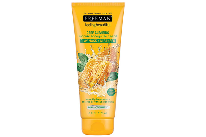 Freeman Deep Clearing Manuka Honey + Tea Tree Oil Clay Mask + Cleanser