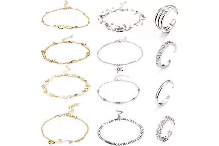 Funrun Jewelry 12PCS Anklet